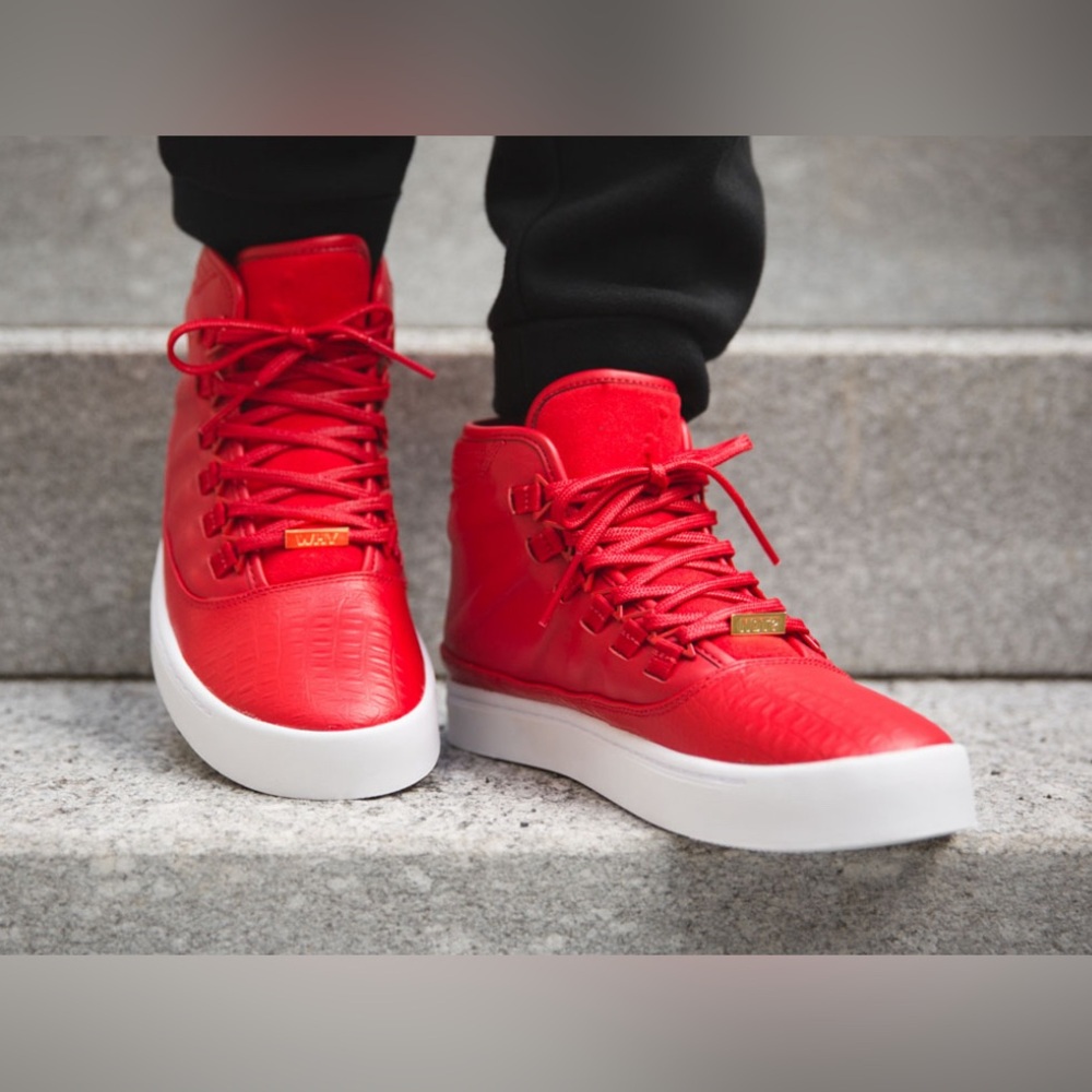 NIKE Air Jordan Westbrook 0 'University Red' High Top Sneakers - Size 12